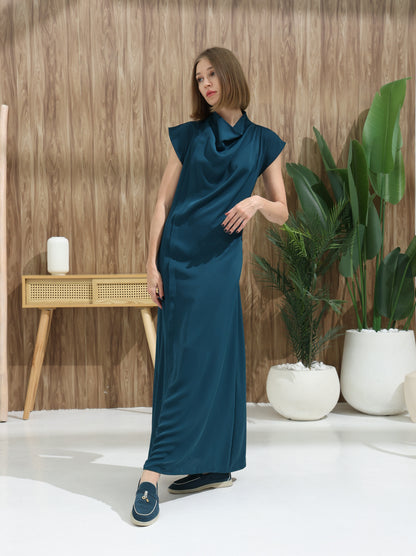 curved dress | ocean