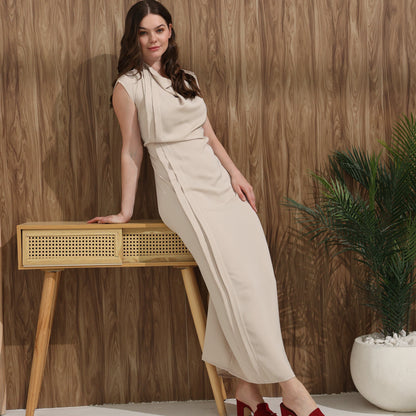 Curve dress | Beige