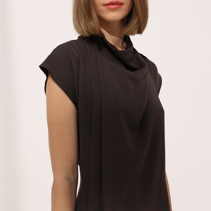 Curve dress | chocolate
