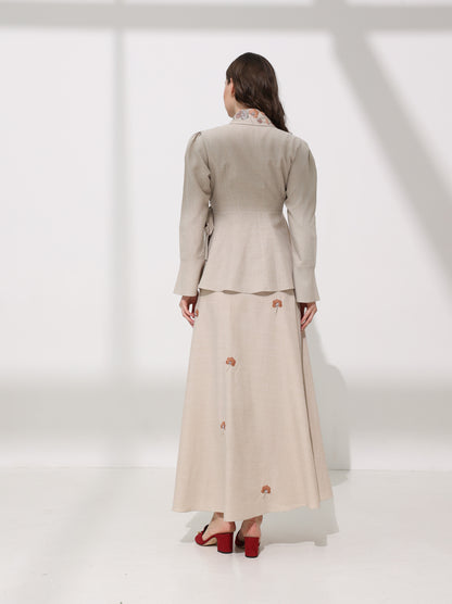 Liea Luxury Linen Skirt Set | طقم تنورة ليّا من اللينن