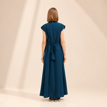 Curve Dress  | ocean Blue