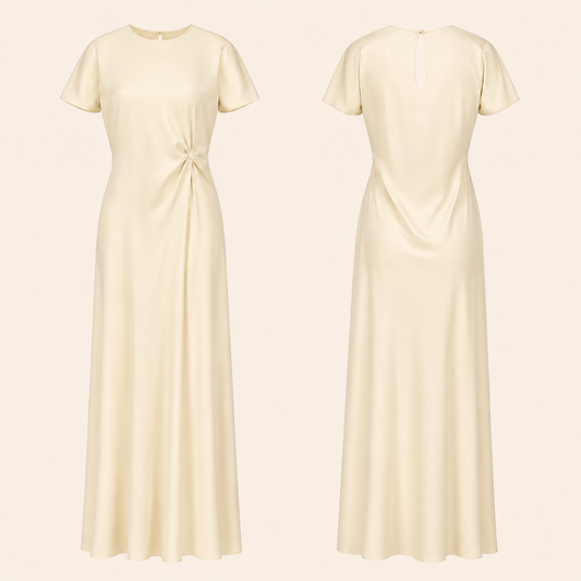 Star Dress | Vanilla Cream