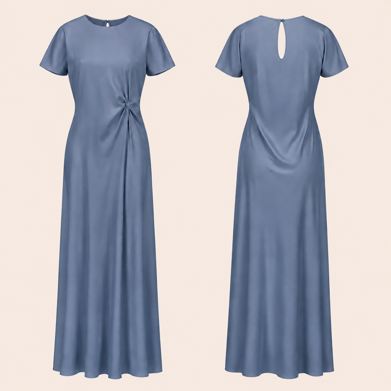 Star Dress | steel Blue