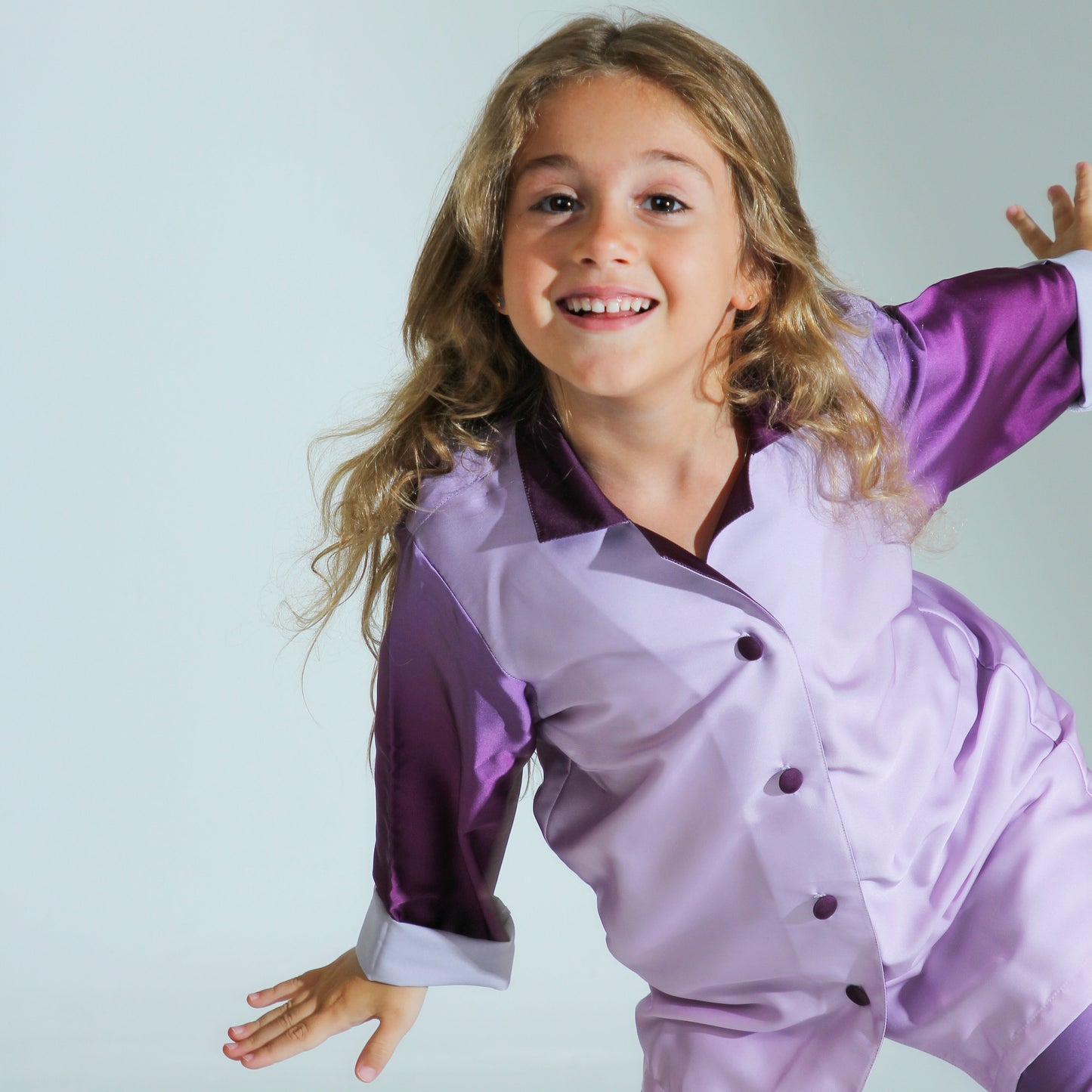 Purple ombré Pajama | بجامة اطفال بالاومبري البنفسجي